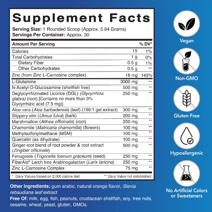 Patient One Formulas: GastroOne Gut Health Powder Supplement | Patient One