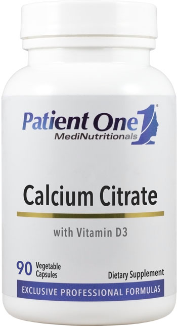 Patient One Formulas: Calcium Citrate With Vitamin D3 Supplement ...
